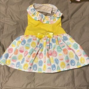 Yellow Easter Egg dog Dress